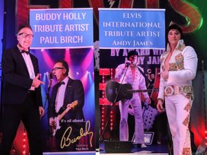 Supporting image for story: Elvis meets Buddy: Two legends on tour