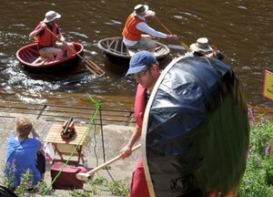 The Ironbridge Coracle Regatta