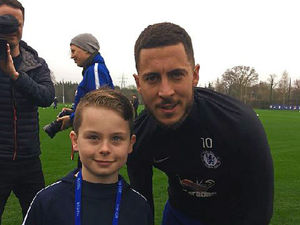 Supporting image for story: Meeting with Chelsea idols for Market Drayton youngster Oliver