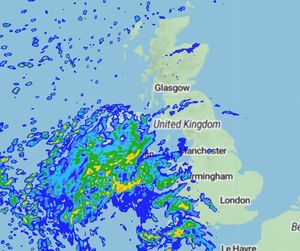Showers and rain forecast 