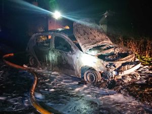 Supporting image for story: Fire that destroyed car in south Shropshire was arson, fire service confirms