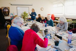 In Picture: Members of Market Drayton Art Club