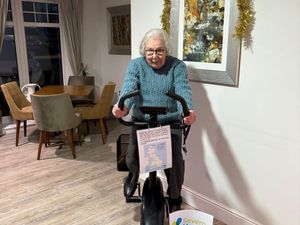 Supporting image for story: Joleen, 91, among Shrewsbury retirement home residents taking on cycling challenge for charity