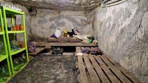 A child's toys bring out the emotion, showing the places families are forced to live