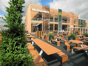 Supporting image for story: McDonald's bid to bring in Olympic furniture to Whitchurch restaurant