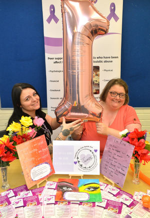 Jamie Leigh, left, has been running the group for a year 