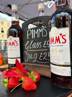 If you like a Pimms, then you'll enjoy the stall at the festival