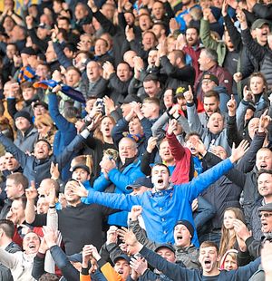 Town fans were in great voice against Walsall last weekend