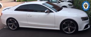 Seized - an Audi RS5 sports car