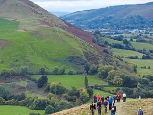 Supporting image for story: Hundreds turn out for 50th anniversary of Longmynd Hike