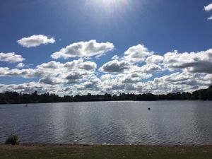 The part of the mere where the swimmers will start their mile