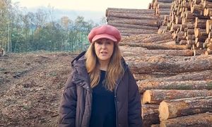 Tina Swani at the woods 