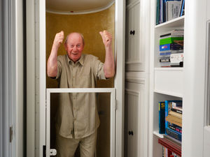 Supporting image for story: Couple install lift in 17th Century home