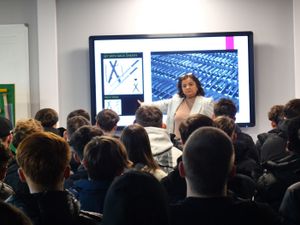 Supporting image for story: Grieving mother turns heartbreak into hope in powerful knife crime awareness talk to students