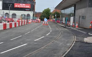 Tram stops have been added to Pipers Row