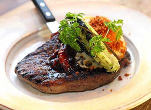 Nice vice – Miami Vice steak with pulled pork and egg