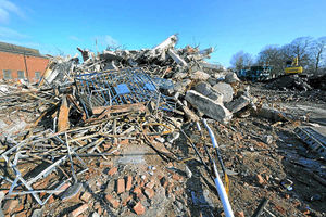 The site of the former factory will be cleared to make way for a housing development