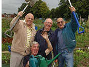 Supporting image for story: Allotment group dig award success