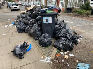 A pile of bin bags in the Selly Park area of Birmingham. Credit: Alexander Brock. Permission for use for all LDRS partners.