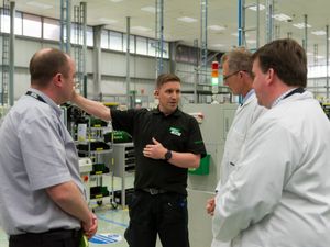 Supporting image for story: Secretary of State for Wales visits Nidec Drives