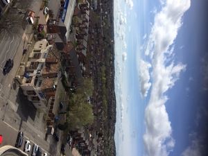 Overlooking the High Street from the Red House Glass Cone