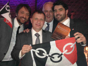 Supporting image for story: Black Country flag flying high in London as festival organisers scoop national award
