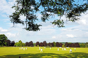 The beautiful Enville Cricket Ground in South Staffordshire where in 1870 the great cricketer W G Grace played. Photo: Graham Gough