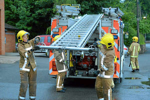 Three of the countys eight female firefighters work at Hodnet