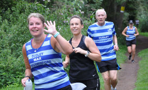 Dudley Kingswinford (DK) Running Club members taking part 'Cob Run'