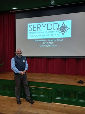 Guest speaker, Dafydd Wyn Morgan