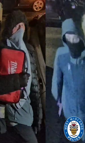 Police are asking for help to find these two men (Photo: West Midlands Police) 