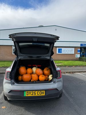 Volvo Shrewsbury swapped car keys for pumpkins