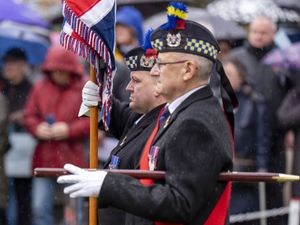 Supporting image for story: In Pictures: UK falls silent to remember fallen service personnel
