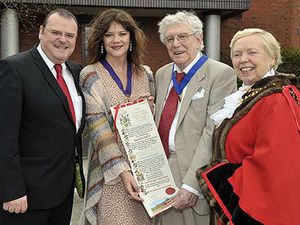 Supporting image for story: Actress given Freedom of Sandwell