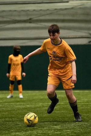 Josh in training at the Foundation's Arena at Aldersley.