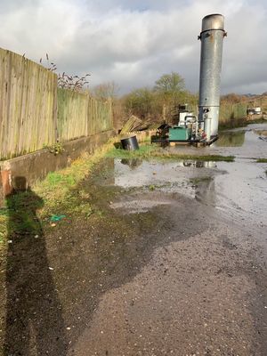 The site at one of the landfills. Photo: Environment Agency