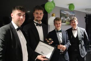 Award winner Tony Gammond at the dinner (Picture: Bridgnorth YFC)