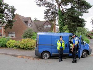 Police at the scene after the tragedy