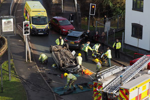The scene in Wombourne. Photo: Haydn Brown