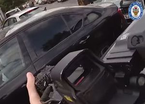 Two shots were fired by the driver of a black Vauxhall Mokka