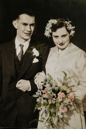 erek Draper and Margret - Draper celebrate their 70 years wedding anniversary