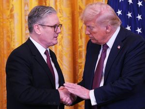 Supporting image for story: UK and US strike tech deal as Trump arrives for state visit