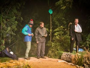 Supporting image for story: Hit comedy performed by theatre company in the open air