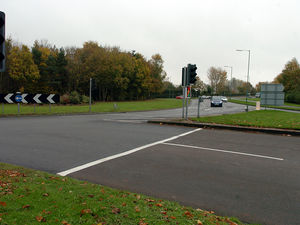 Supporting image for story: Shrewsbury's Meole Brace Roundabout reopens after major works