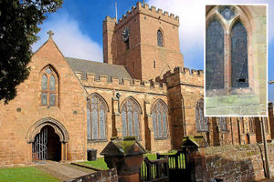 Supporting image for story: Dismay after vandals break Shifnal church window
