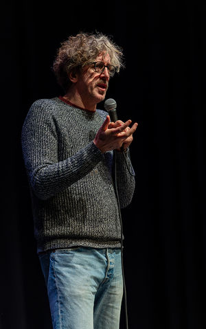 Tom Wrigglesworth appearing at The Edge Comedy Club Christmas Special on Saturday night. Photo: Andy Brooks