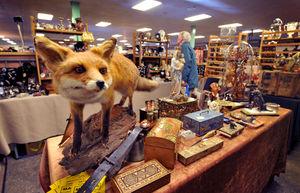 A range of items were on show at the antiques fair in Stafford.