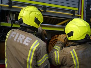 A stock image of firefighters.