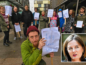 Supporting image for story: Telford MP Lucy Allan tells of 'weirdest week' as protest is launched