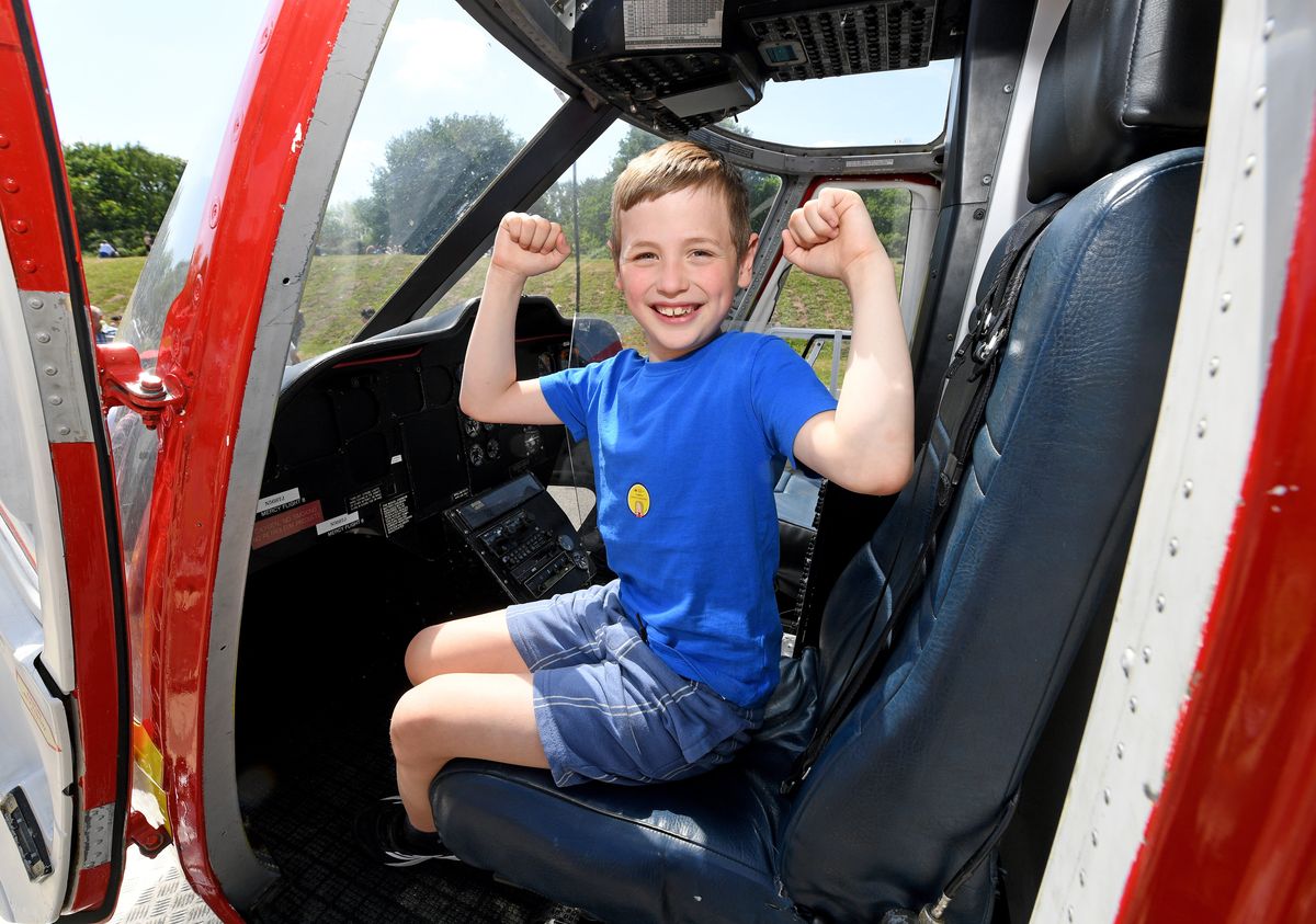 Crowds flock to air ambulance base open day in Cosford